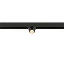 SLV track spot FIXT-IT! round, surface-mounted version, suitable for VDU workstation IP20, gold, black, lacquered dimmable