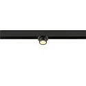 SLV track spot FIXT-IT! round, surface-mounted version, suitable for VDU workstation IP20, bronze, black, lacquered dimmable