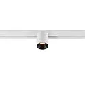 SLV Proyector para raíl FIXT-IT! redondo, versión de montaje en superficie, apto para puestos de trabajo VDU IP20, negro, blanco