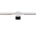 SLV Proyector para raíl FIXT-IT! redondo, versión incorporada, apto para puestos de trabajo VDU IP20, negro, blanco