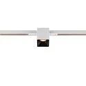 SLV Proyector para raíl FIXT-IT! redondo, versión incorporada, apto para puestos de trabajo VDU IP20, negro, blanco