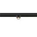 SLV Proyector para raíl FIXT-IT! redondo, versión de montaje en superficie, apto para puestos de trabajo VDU IP20, color bronce