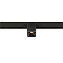 SLV Proyector para raíl FIXT-IT! redondo, versión de montaje en superficie, apto para puestos de trabajo VDU IP20, negro