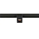 SLV Proyector para raíl FIXT-IT! redondo, versión de montaje en superficie, apto para puestos de trabajo VDU IP20, negro