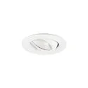 SLV ceiling recessed luminaire NEW TRIA® 45 round, suitable for VDU workstation IP20, white, lacquered 