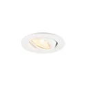 ceiling recessed luminaire NEW TRIA® 45 round, suitable for VDU workstation IP20, white, lacquered 