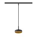 pendant luminaire GRIP! FLAT IP20, gold, black dimmable