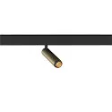 Proyector para raíl GRIP! S apto para puestos de trabajo VDU IP20, color bronce, negro, barnizado regulable