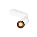 ceiling luminaire GRIP! L SPOT CL SINGLE cylindrical GU10 IP20, black, white, lacquered dimmable