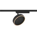 1-phase spot GRIP! FLAT CCT Switch, cardanic swivelling IP20, gold, black dimmable