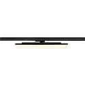 3-phase spot SIGHT PANEL MULTI square, rotatable, switchable IP20, black 
