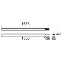 SLV Sistema de iluminación de fila continua conector EASYLIGHT BC 1500 5 25 WH ON-OFF 5 polos, con tapa, blanco, blanco tráfico