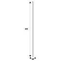 SLV Sistema de iluminación de fila continua montaje en el techo EASYLIGHT SCK 5000 mecánico, acero inoxidable