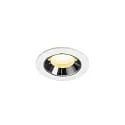 Luminaria empotrable para techos NUMINOS® XS apto para puestos de trabajo VDU IP20, blanco regulable