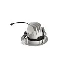 SLV Luminaria empotrable para techos NUMINOS® MOVE XS redondo, apto para puestos de trabajo VDU IP20, blanco, barnizado regulable