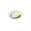 ceiling recessed luminaire NUMINOS® MOVE XS round, suitable for VDU workstation IP20, white, lacquered dimmable