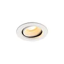 ceiling recessed luminaire NUMINOS® MOVE XS round, suitable for VDU workstation IP20, white, lacquered dimmable