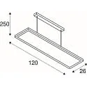 SLV Proyector empotrado NUMINOS® GIMBLE S giratorio, apto para puestos de trabajo VDU IP20, blanco regulable