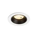 Luminaria empotrable para techos NUMINOS® S apto para puestos de trabajo VDU IP20, negro, blanco regulable