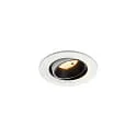 Luminaria empotrable para techos NUMINOS® MOVE S giratorio, apto para puestos de trabajo VDU IP20, negro, blanco regulable