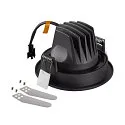 SLV Luminaria empotrable para techos NUMINOS® MOVE S redondo, apto para puestos de trabajo VDU IP20, negro, blanco