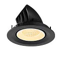 SLV Luminaria empotrable para techos NUMINOS® GIMBLE M apto para puestos de trabajo VDU IP20, negro, blanco, barnizado regulable
