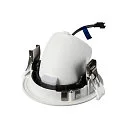 SLV Luminaria empotrable para techos NUMINOS® GIMBLE M apto para puestos de trabajo VDU IP20, blanco, barnizado regulable