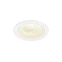 Luminaria empotrable para techos NUMINOS® M redondo, apto para puestos de trabajo VDU IP20, blanco, barnizado regulable