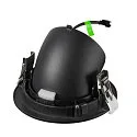 SLV Luminaria empotrable para techos NUMINOS® GIMBLE L redondo, apto para puestos de trabajo VDU IP20, negro, blanco