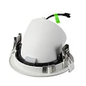 SLV Luminaria empotrable para techos NUMINOS® GIMBLE L redondo, apto para puestos de trabajo VDU IP20, blanco, barnizado regulable