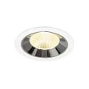 ceiling recessed luminaire NUMINOS® L suitable for VDU workstation IP20, chrome, white dimmable