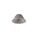 SLV Luminaria empotrable para techos NUMINOS® XL redondo, apto para puestos de trabajo VDU IP20, negro, barnizado regulable