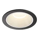Luminaria empotrable para techos NUMINOS® XL redondo, apto para puestos de trabajo VDU IP20, negro, blanco, barnizado regulable