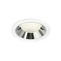 ceiling recessed luminaire NUMINOS® XL suitable for VDU workstation IP20, chrome, white dimmable