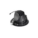 SLV Luminaria empotrable para techos NUMINOS® MOVE XL redondo, apto para puestos de trabajo VDU IP20, negro, barnizado regulable