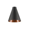 lamp shade LALU® CONE 15, bronze, black
