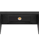 SLV outdoor floor lamp FLATT II 36 PHASE down, sea-air resistant IP65, black, lacquered dimmable