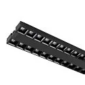 SLV Foco trifásico SIGHT EVO DOUBLE 600 ON-OFF doble, angular, UGR < 19, conmutable, con rejilla IP20, blanco 