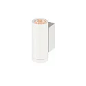 SLV outdoor wall luminaire HELIA PRO S UP/DOWN up / down, cylindrical, DALI controllable, impact resistant IP65, white