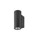 SLV Luminaria de pared para exteriores HELIA PRO S UP/DOWN Arriba-Abajo, cilíndrico, controlable por DALI