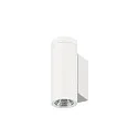 SLV outdoor wall luminaire HELIA PRO S UP/DOWN up / down, cylindrical, DALI controllable, impact resistant IP65, white