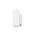 SLV outdoor wall luminaire HELIA PRO S UP/DOWN up / down, cylindrical, DALI controllable, impact resistant IP65, white