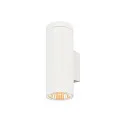outdoor wall luminaire HELIA PRO L SINGLE 1 flame, cylindrical, DALI controllable, impact resistant IP65, white