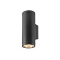 outdoor wall luminaire HELIA PRO L UP/DOWN up / down, cylindrical, DALI controllable, impact resistant IP65, anthracite