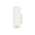 outdoor wall luminaire HELIA PRO L SINGLE 1 flame, cylindrical, DALI controllable, impact resistant IP65, white