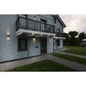SLV Luminaria de pared para exteriores THEO PRO S UP/DOWN pequeño, angular, controlable por DALI, resistente al aire marino IP65