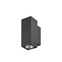 SLV Luminaria de pared para exteriores THEO PRO S SINGLE pequeño, angular, controlable por DALI, resistente al aire marino IP65