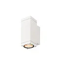 SLV Luminaria de pared para exteriores THEO PRO S UP/DOWN pequeño, angular, controlable por DALI, resistente al aire marino IP65
