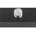 SLV Luminaria de espejo SUN MIRROR TRIPLE con botón interruptor IP44, negro, barnizado 