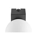 SLV Luminaria de espejo SUN MIRROR TRIPLE con botón interruptor IP44, negro, barnizado 